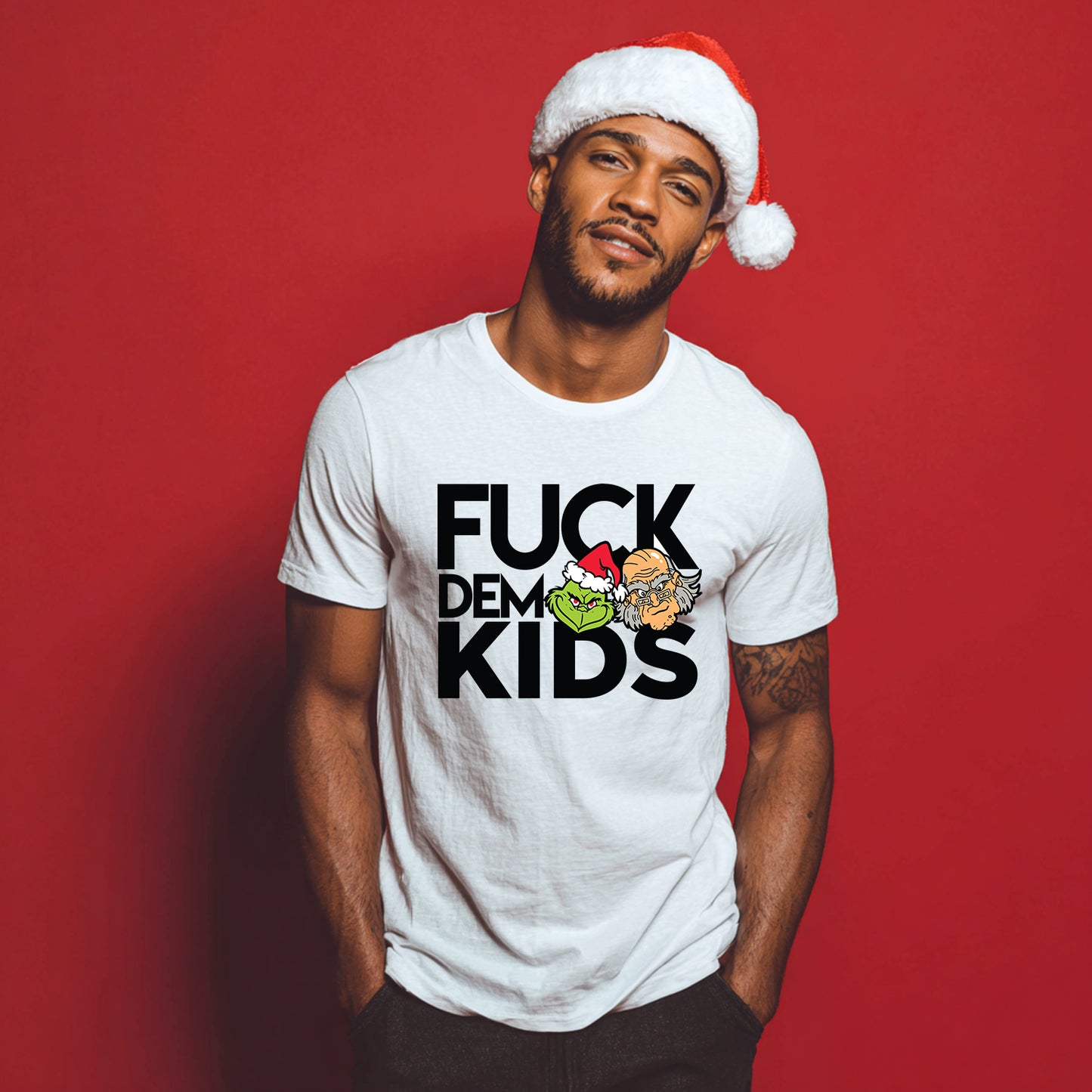 Fuck Dem Kids & Eff Dem Kids SVG Bundle | SVG, SVGZ, AI, PDF, JPG, PNG | Funny Christmas Designs