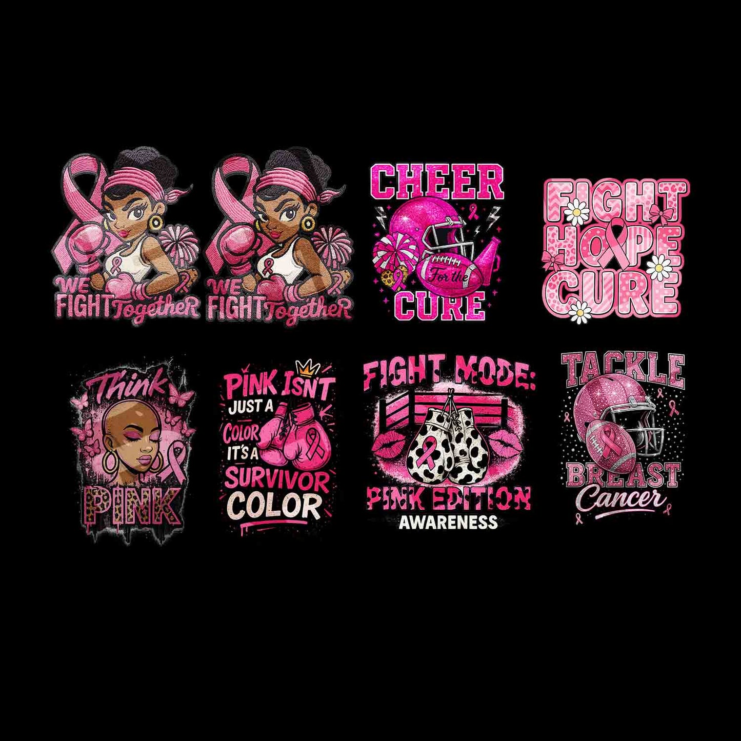 Breast Cancer Awareness over 50 files in this Design Mega Bundle