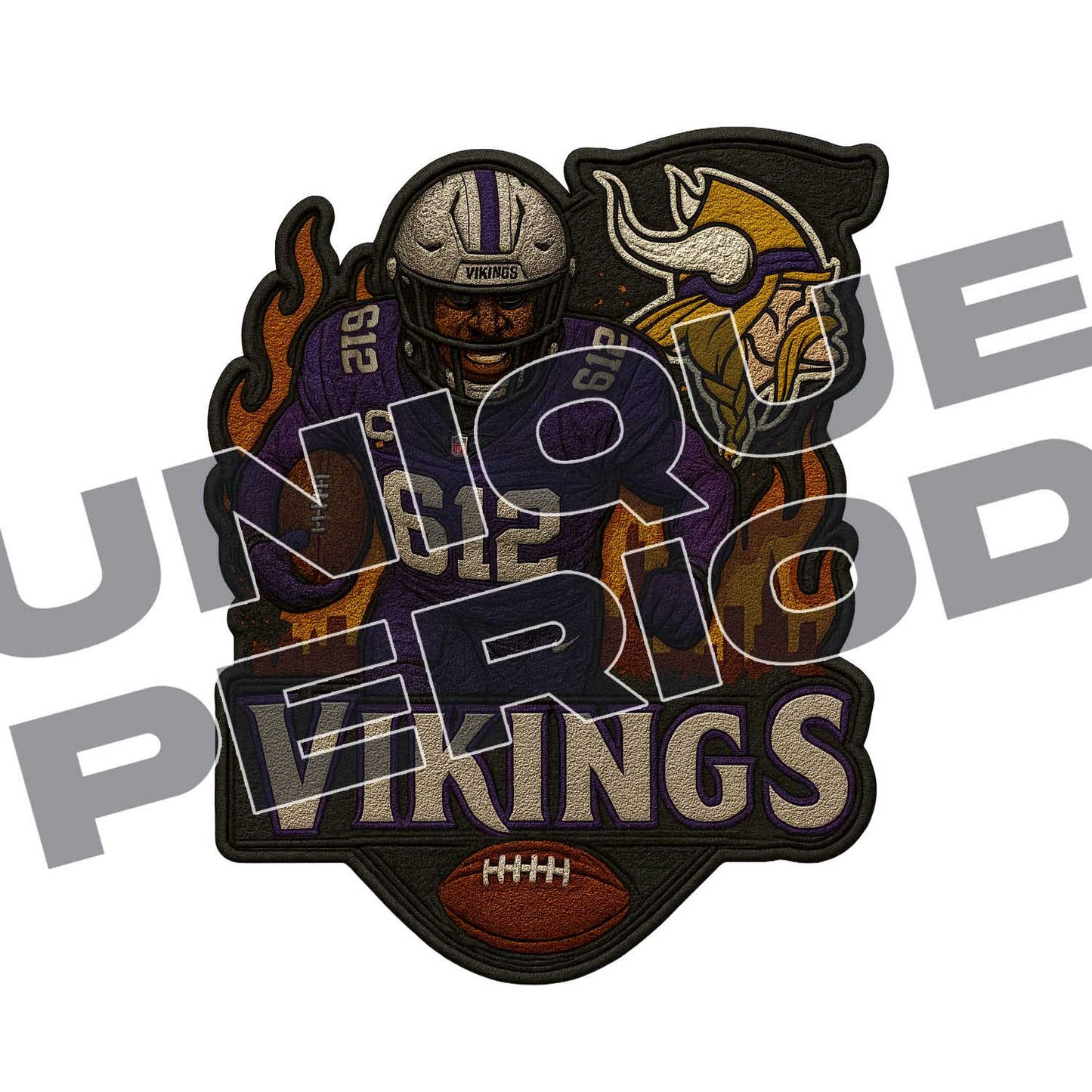 Minnesota Vikings (612) PatchISH