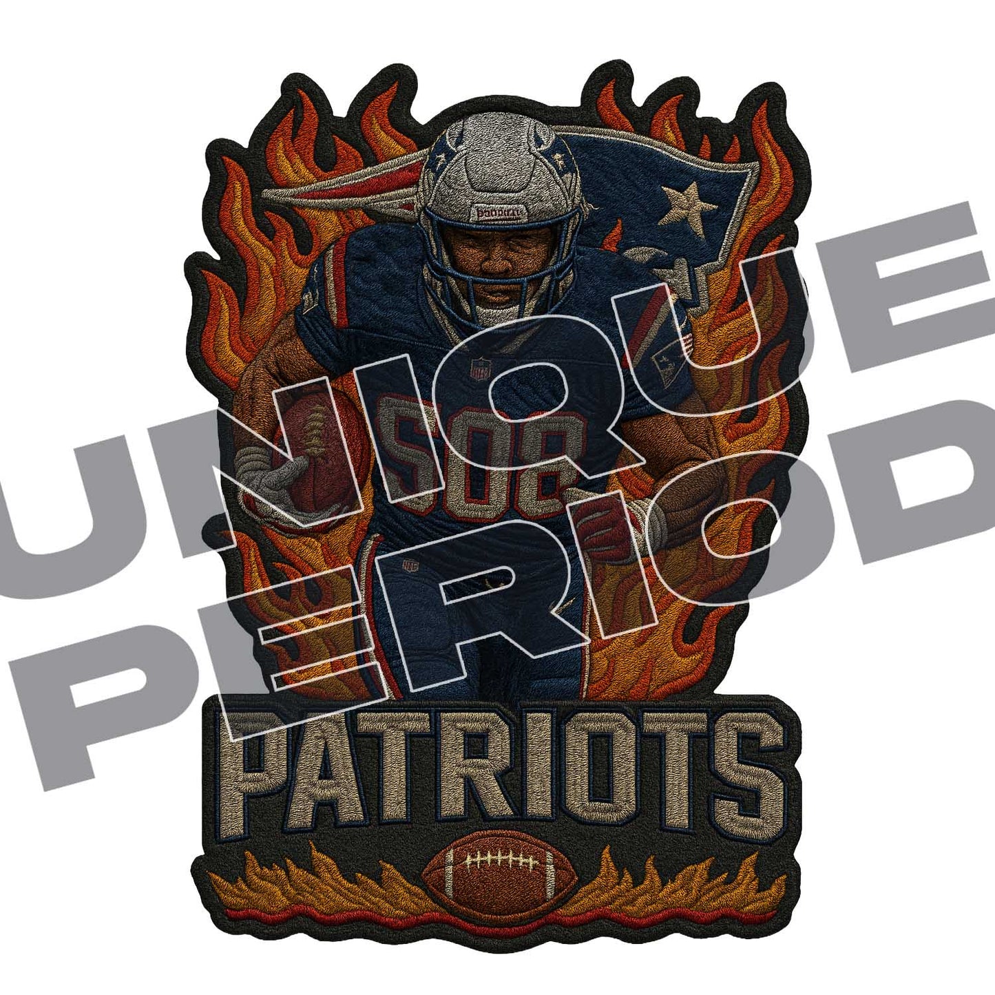 New England Patriots (508) PatchISH (2 Pack)
