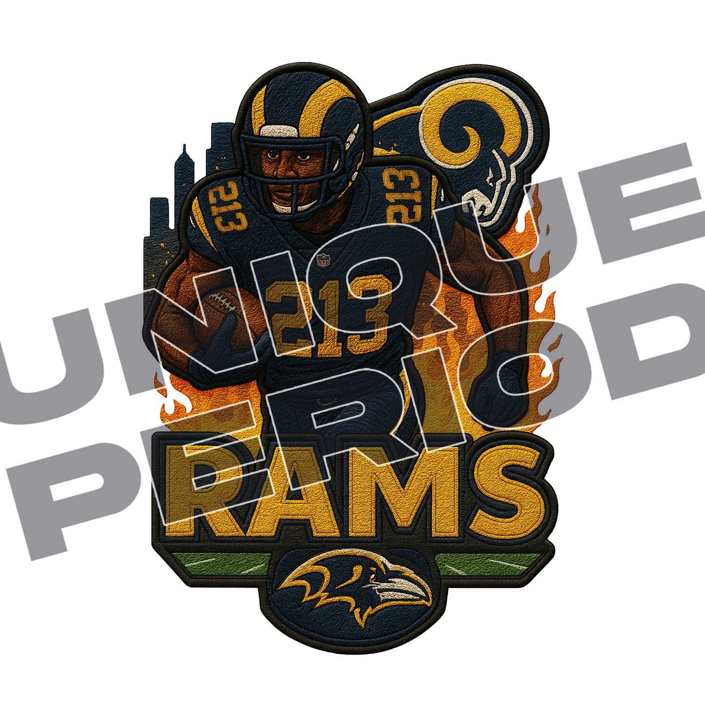 Los Angeles Rams (213) PatchISH