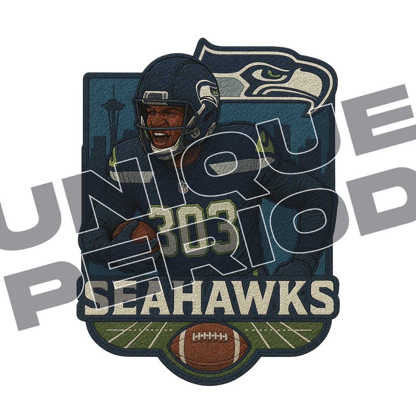Seattle Seahawks (206) PatchISH