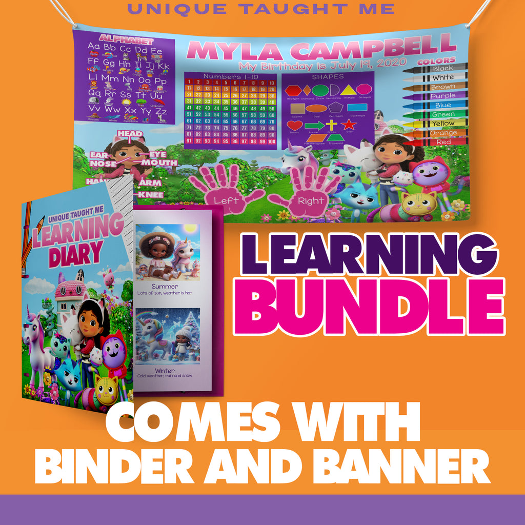 Learning Binder, Banner and Bundle