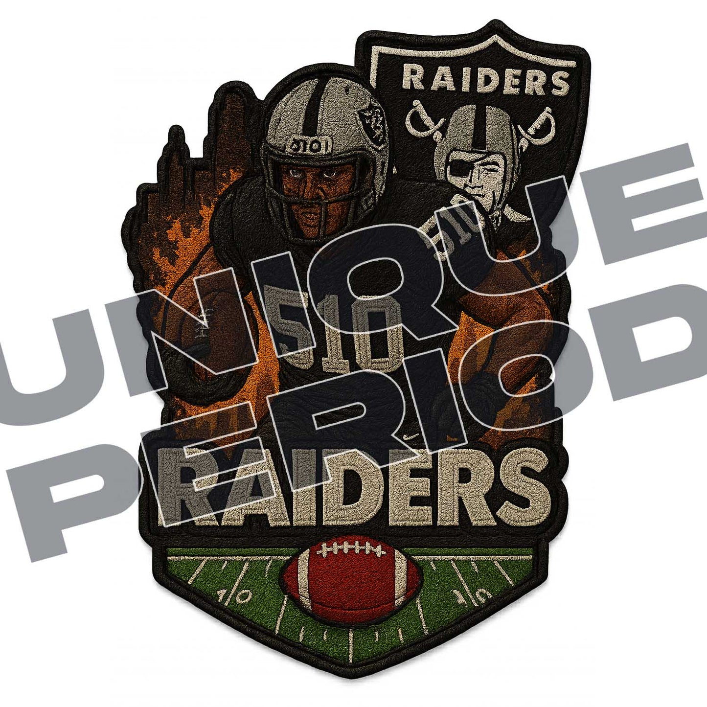 Las Vegas Raiders (702) PatchISH (3 Pack)