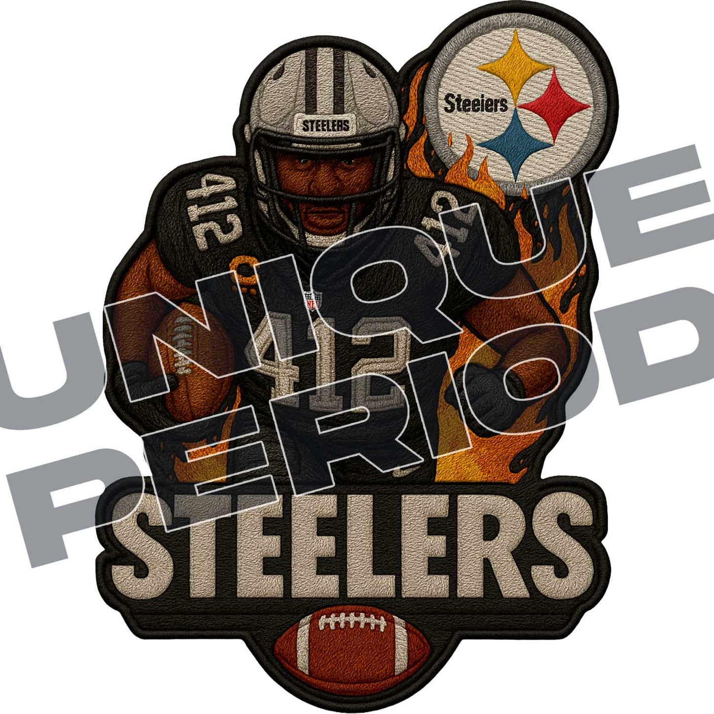 Pittsburgh Steelers (412) PatchISH