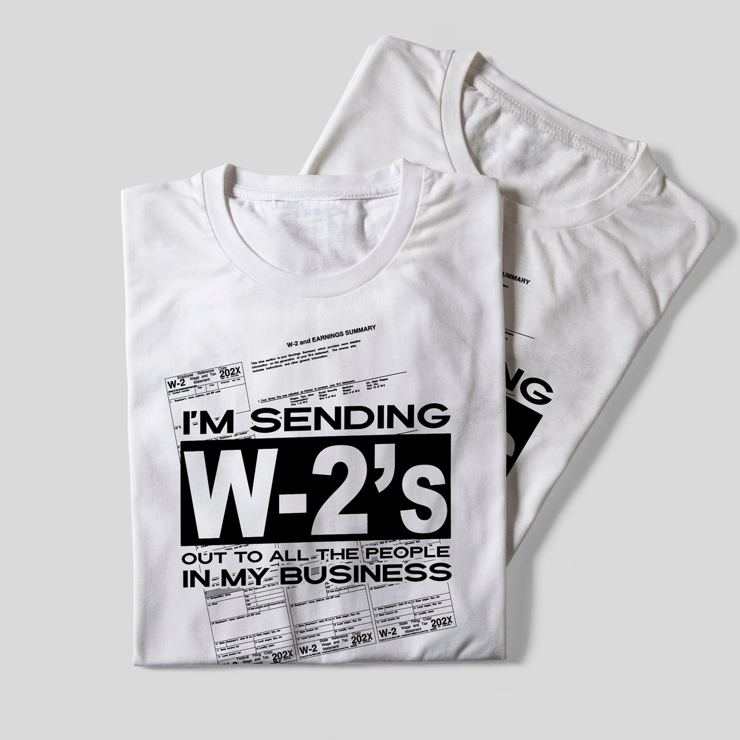 I'm Sending Out W-2s