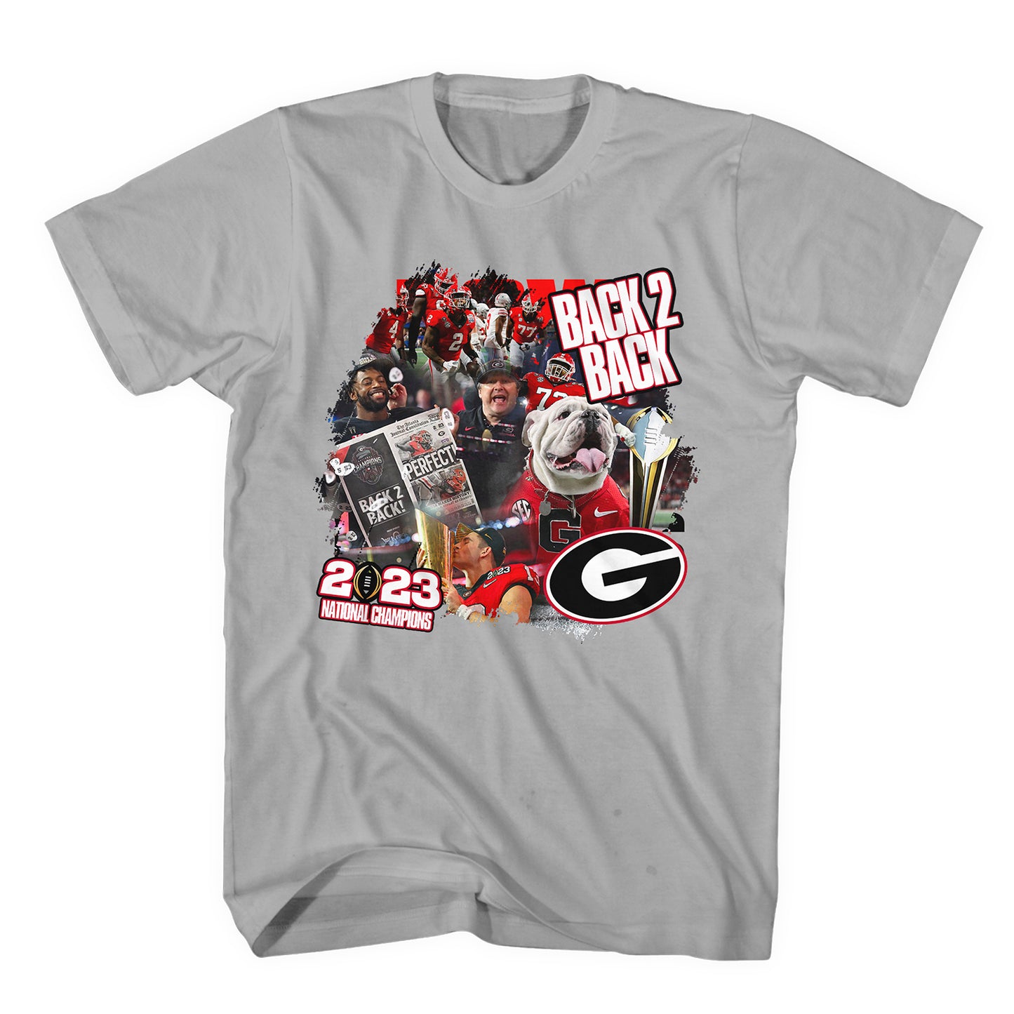 UGA Back 2 Back T-Shirt Retro