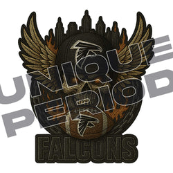 Atlanta Falcons Skull Patchish (2 Pack)