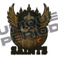 New Orleans Saints Skull Patchish (2 Pack)