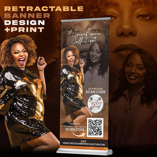 Retractable Banner Print Included