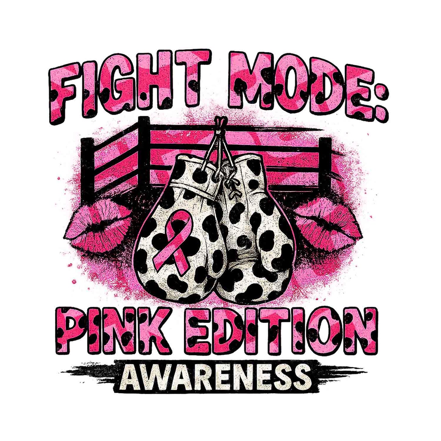 Fight Mode Pink Edition: Breast Cancer Awareness design