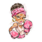 Breast Cancer Awareness Sticker Character Pack