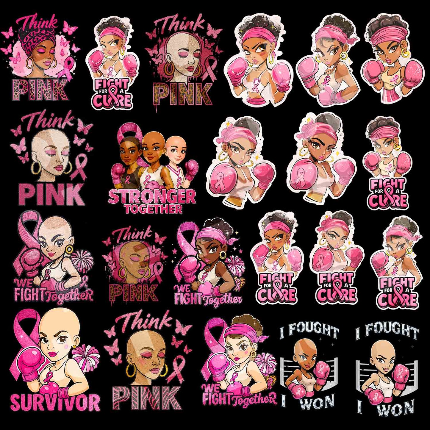 Breast Cancer Awareness over 50 files in this  Design Mega Bundle
