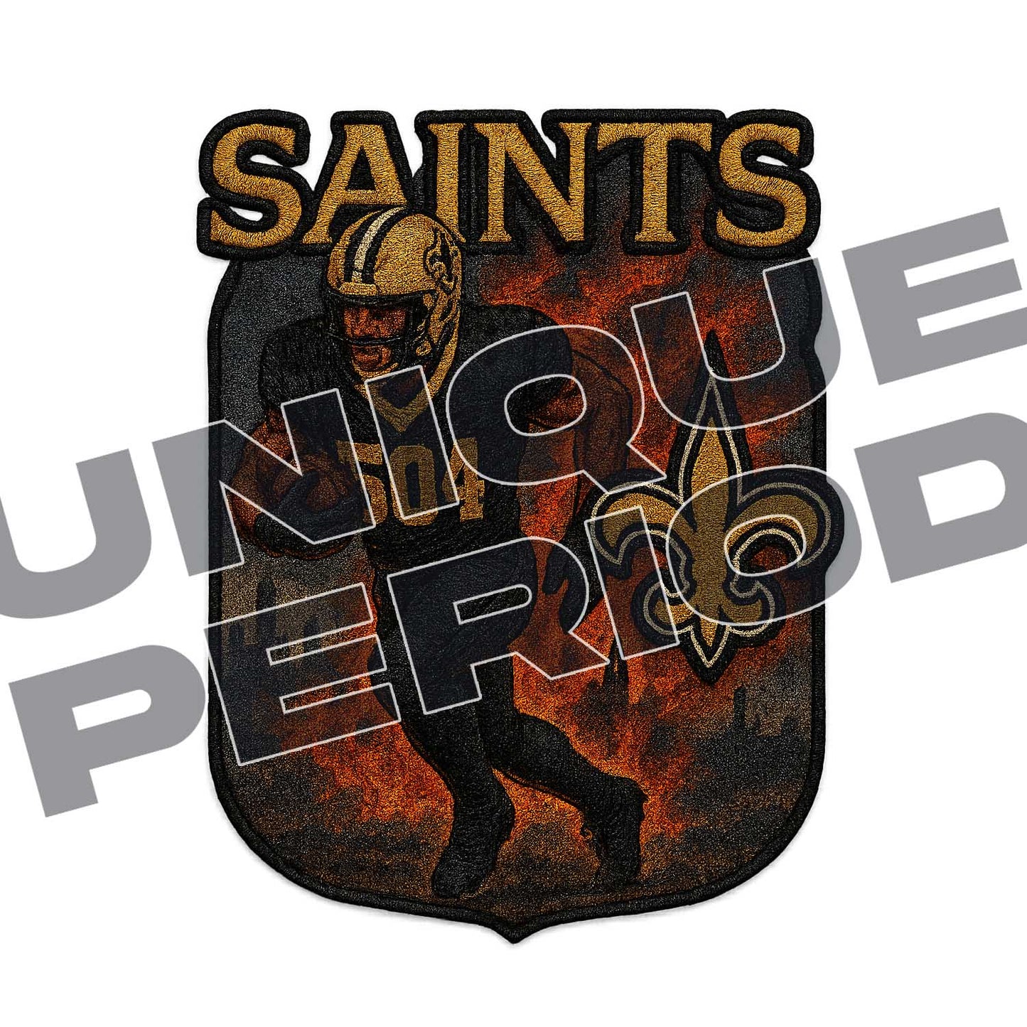 New Orleans Saints (504) PatchISH (3 Pack)