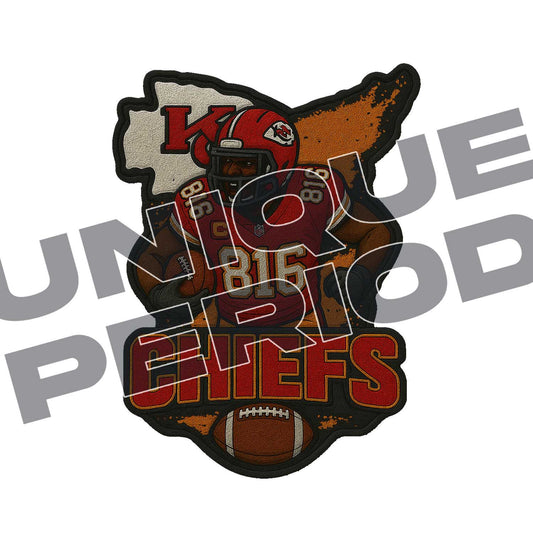 Kansas City Chiefs (816) PatchISH (2 Pack)