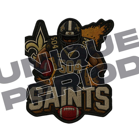 New Orleans Saints (504) PatchISH (3 Pack)