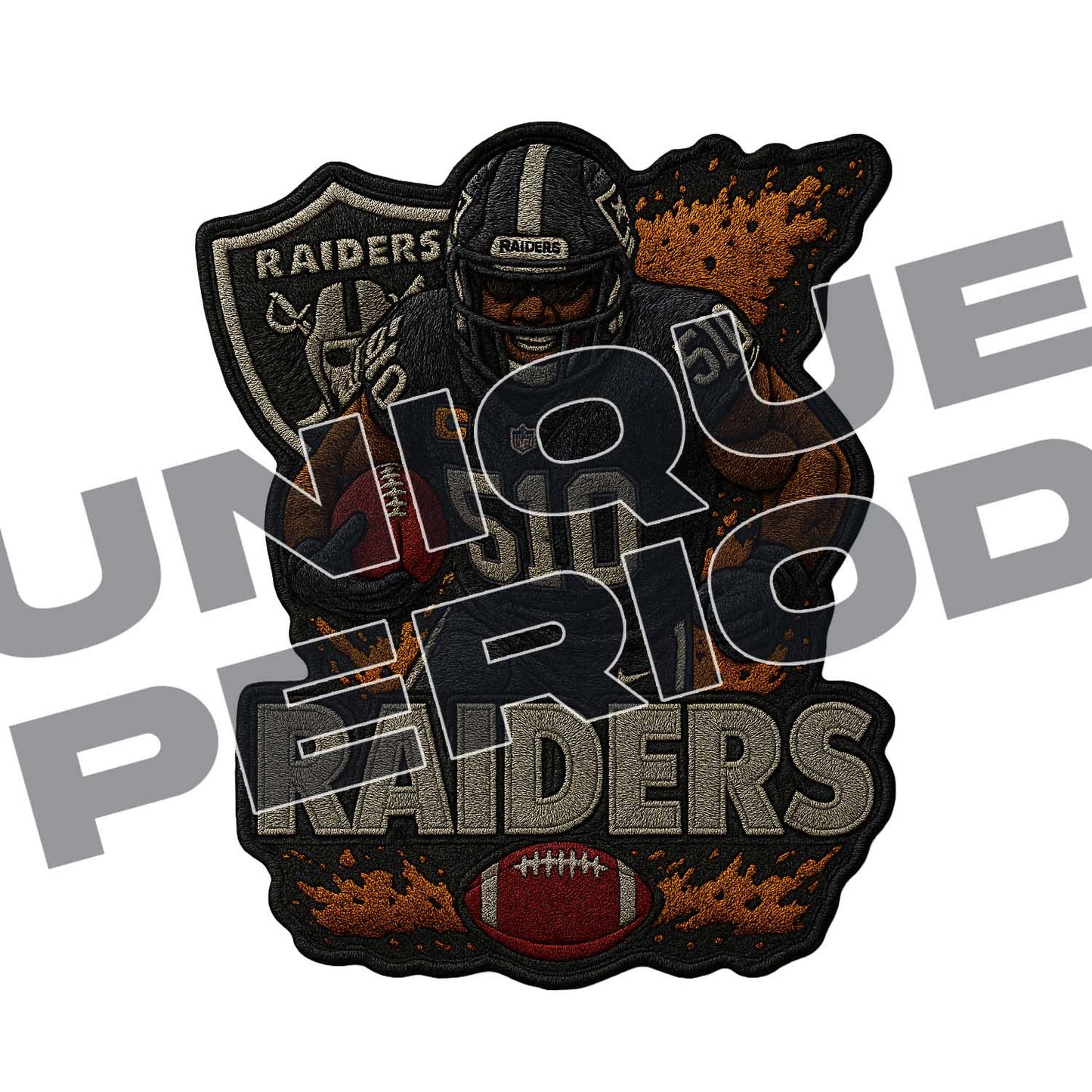 Las Vegas Raiders (702) PatchISH (3 Pack)