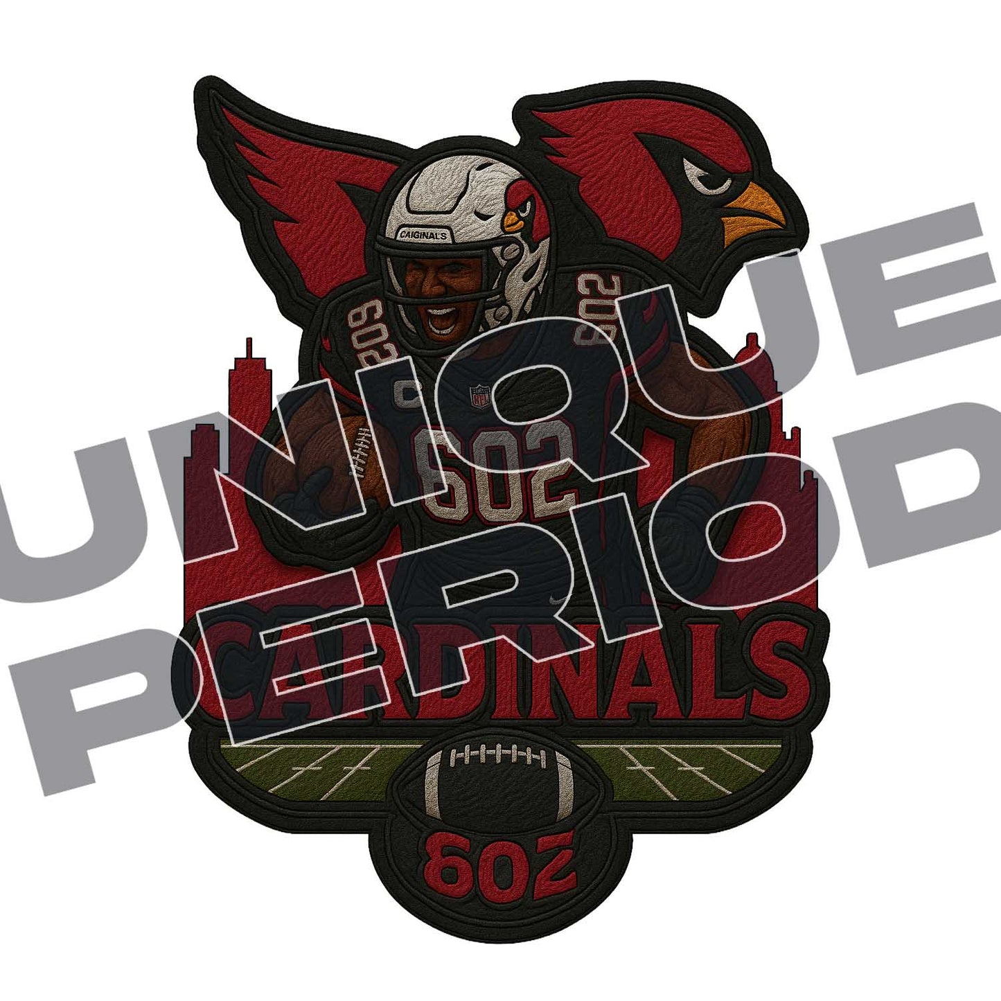 Arizona Cardinals (602) PatchISH (2 Pack)