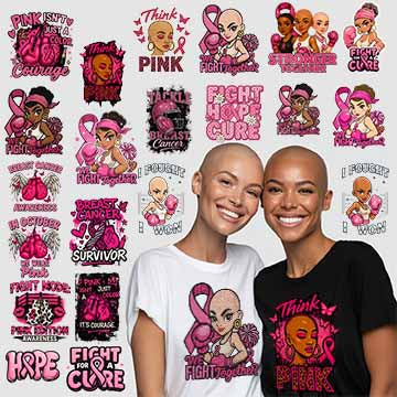 Breast Cancer Awareness 20-Piece Design Bundle