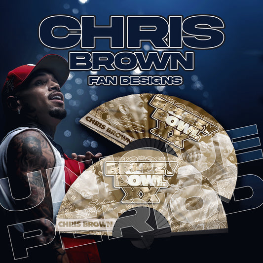 Heartthrob Fan Art – Dreamy Chris Brown Design for Clack Fans (3 Pack)– Digital Download Only