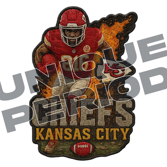 Kansas City Chiefs (816) PatchISH (2 Pack)